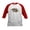 Red/White, variant on CafePress - Maryland MD Oval (W/Flag) Kids Baseball Jersey - Kids Cotton Baseball Jersey, 3/4 Sleeve Shirt