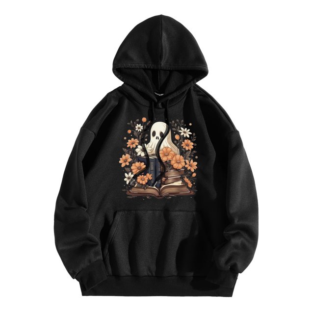 WEAIXIMIUNG Sweat-Shirt pour Femmes Graphique Tendance Décontracté Col Rond avec Poche Imprimé Hoodie