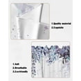 thumbnail image 5 of Swag Curtains, Spring Purple Leaf Eucalyptus Leaves Farm Plant Rod Pocket Kitchen Curtains Valances Tier Curtains Swag Valance Curtains for Bedroom Living Room 36" x 63", 2 Panels, 5 of 6