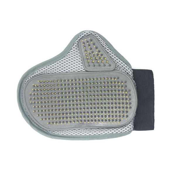 Methold Guante de masaje para limpieza de mascotas, guantes de ducha de animales reutilizables portátiles, masajeador, cepillo de depilación de Suministros para perros Methold PT005120-01