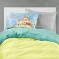 thumbnail image 2 of Carolines Treasures CK2433PILLOWCASE Merry Christmas White Staffordshire Bull Terrier Fabric Standard Pillowcase, 2 of 2