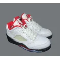 thumbnail image 1 of Ni - ke Air Jordan 5 Low Golf 'Fire Red' Men's Golf Shoes Size 5 Multicolor - CU4523-100, 1 of 5