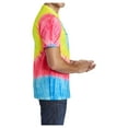 thumbnail image 3 of Mafoose Men's Short Sleeve Tie-Dye Male Cotton T-Shirts Neon Rainbow M, 3 of 6