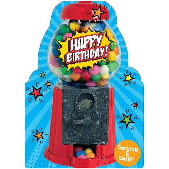 Paper House Productions - Gumball Scratch  Sniff -Bubble Gum Card