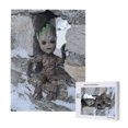thumbnail image 1 of Rompecabezas de madera Baby Yoda: adecuado para niños adultos, rompecabezas para niños y niñas, juguetes de juego de entretenimiento con rompecabezas., 1 of 8