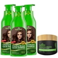 thumbnail image 3 of (2 pack) Herbishh Ultimate Hair Color Shampoo Kit (3pcs Hair Color Shampoo Dye +1 Argan Hair Mask) Smooth and Long Lasting Color Shampoo for Grey Hair Men & Women Easy & Quick to Use-Combo4 (Chestnut Brown), 3 of 9