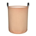 thumbnail image 2 of YFYANG Waterproof Laundry Hamper, Orange Textured Laundry Basket Oxford Fabric with Handle Foldable, M, 2 of 8