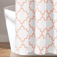 thumbnail image 5 of Lush Decor Bellagio Geometric Shower Curtain, 72x72, Blush, Single, 5 of 6