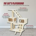 thumbnail image 4 of TRIXIE Malaga Sisal 3-Level 43" Cat Tree with Scratching Posts, Condos & Ladders, Beige, 4 of 5