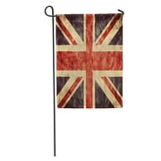 NUDECOR The United Kingdom Union Jack Flag Vintage Retro Hd Item Garden Flag Decorative Flag House Banner 28x40 inch