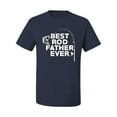 thumbnail image 2 of Wild Bobby, Best Rod Father Ever, Father's Day, Men Graphic Tee, Navy, XX-Large, 2 of 4