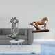 thumbnail image 2 of Estatua De Caballo De Caballero De Resina Nórdica, Escultura De Arte Abstracto, Adorno Coleccionable Para Escritorio, Armario, Mesa De Oficina, Centro De Mesa, Entrada, Estantería, Sala De, 2 of 8