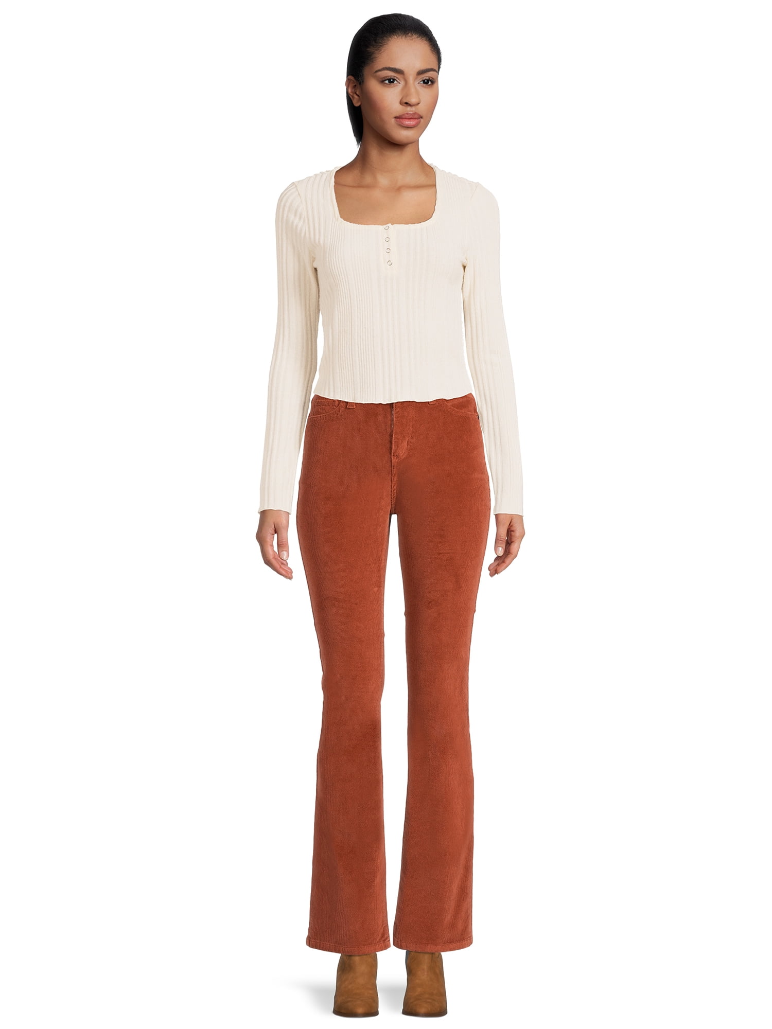 Self Esteem Juniors Square Neck Henley Top