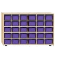 thumbnail image 4 of Contender C16039LGF-C5 (COO2Z) Contender Mobile 30 Tray Storage with Lime Green Trays - Assembled with Casters, 4 of 4