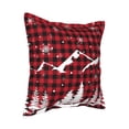 thumbnail image 2 of Bingfone Decorative Pillow Covers 20"X20" Christmas Tree Buffalo Plaid Couch Pillow Cases Modern Farmhouse Covers For Couch Sofa Bed, 2 of 9