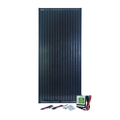 Nature Power (53180) 180 Watt Monocrystalline Solar Panel with 12 Amp Charge Controller