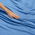 thumbnail image 4 of Nestl Twin Sheets Sets, 3 Piece 1800 Series Deep Pocket Twin Bedding, Soft Microfiber Kids Bedding Set, Calm Blue, 4 of 10