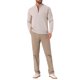 thumbnail image 2 of Suéter de punto de cuello alto para hombre INSPIRE CHIC, color sólido, con media cremallera, suéter tipo polo, tamaño S, color beige, 2 of 6