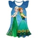 Disney Frozen Elsa robe imprimée filles Elsa princesse robe robes de fête de noël bébé fille vêtements congelés vêtements pour tout-petits – image 4 sur 5