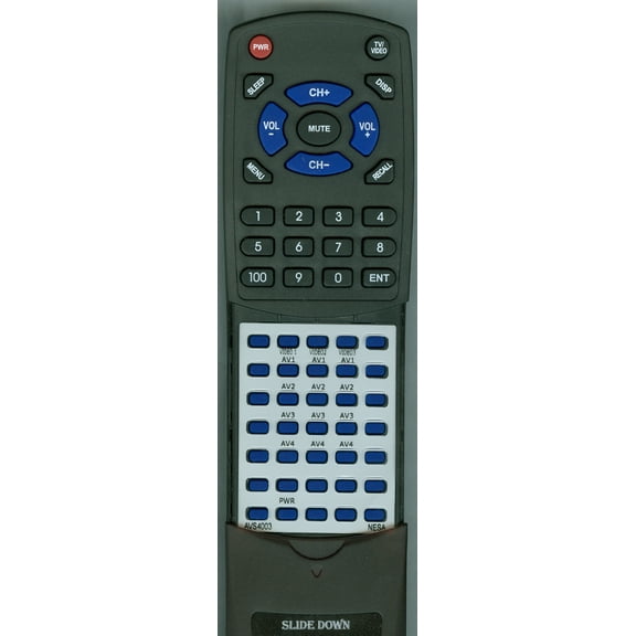 Replacement Remote for NESA VISION RTAVS4003, AVS4003