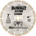 thumbnail image 2 of DEWALT DW4784 Segmented Rim Diamond Saw Blade HP 7" D X 5/8 and 7/8" Steel Gray, 2 of 3