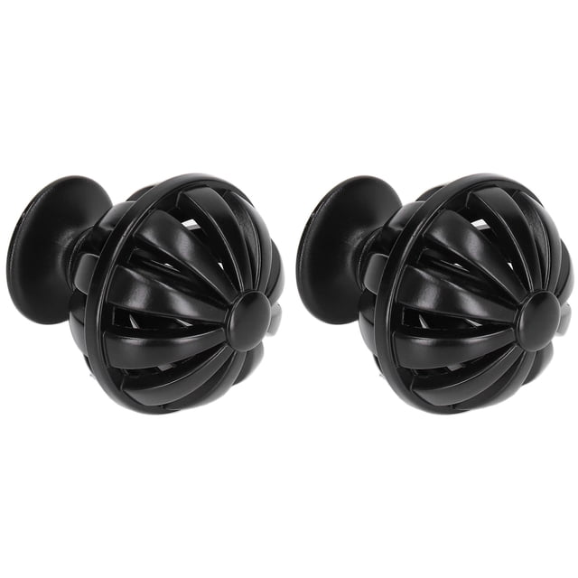 Cabinet Knob, Hollow Wardrobe Knob 2Set Exquisite Birdcage For Kitchen For Office For Bathroom 366 Birdcage Black