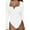 White, variant on Aayomet Womens Jumpsuit Women's Low Cut Bodysuit Leotards Deep V Neck Long Sleeve Body Suits Tops,Black XL