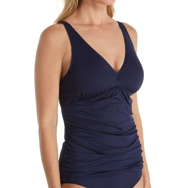 Jantzen Women's Jantzen 20014 Solids VNeck Tankini Swim Top