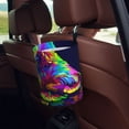 thumbnail image 5 of Naloa Howling Wolf Car Trash Can Garbage Car Accessories Trash Can Car Waste Bin for for Driver and Passenger Any Vehicle, 5 of 7