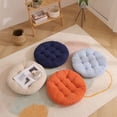 thumbnail image 3 of Namzi Floor Pillow Cushion, 22 inch Round Seat Cushion, Outdoor Floor Pad, Meditation Cushion for Yoga Living Room Sofa Balcony, Orange，1, 3 of 5