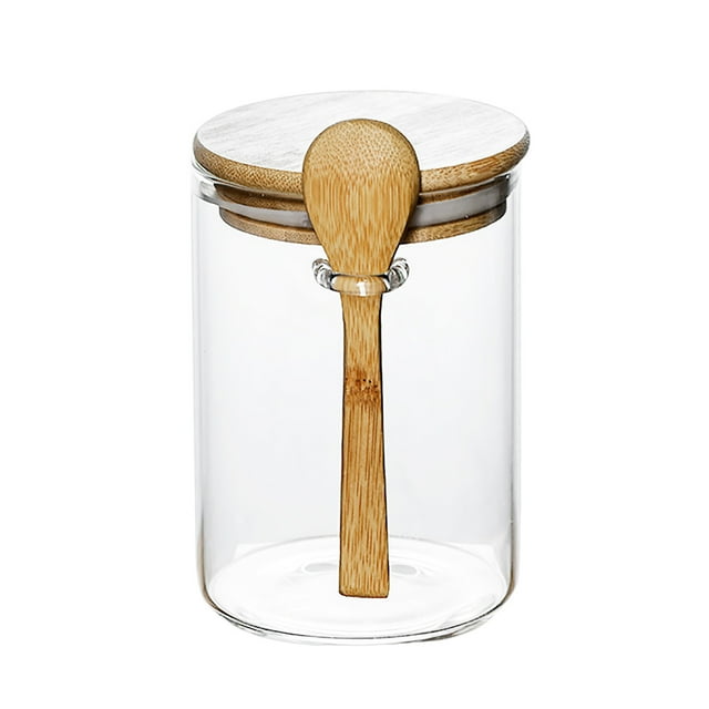 Product Category Food Storage - Transparent Glass Sealed Jar for Kitchen Storage Clear Jam Jam Jar Tea Jar with Lid Reusable Household Preservation Containers