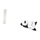 thumbnail image 5 of Pantalla de lámpara de pie con diseño de panda para sala de estar, moderna y bonita, con práctico y resistente reloj de pared decorativo., 5 of 8