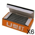 thumbnail image 1 of Colaxi 6x2400pcs U Shape Staples Upholstery Stapler Tacker Staples 6 Pcs, 1 of 8