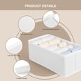thumbnail image 4 of Organizador de cajones Criusia Clothes, paquete de 10 unidades, para bebé, color blanco, 4 of 9
