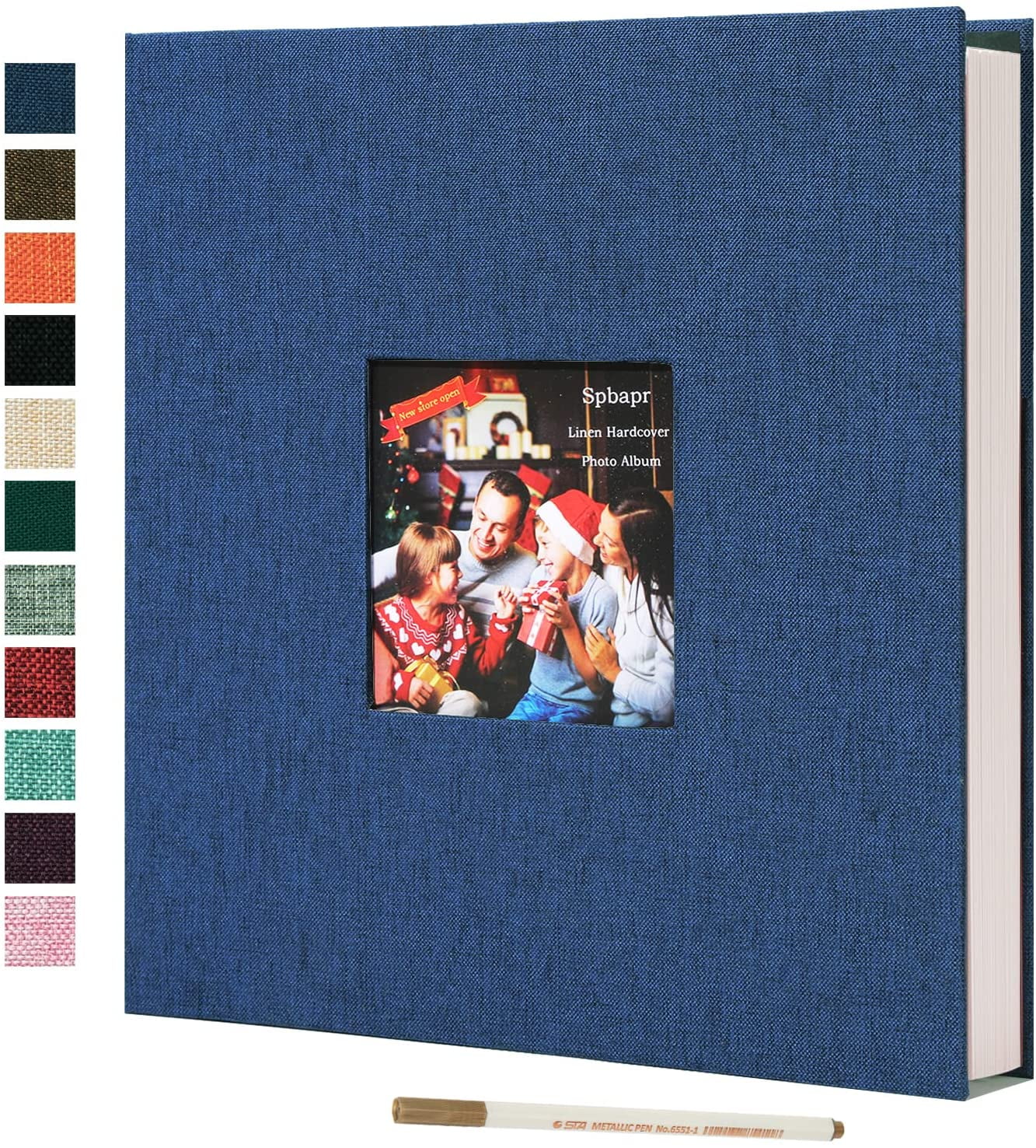Luosen 40 Pages Photo Album,Self Adhesive Scrapbook for 4x6-8x10 ...
