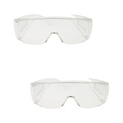 Sand Proof Goggles Anti Fog Snow Safety Medical Dust-proof Fully Transparent 2 Pack