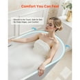 thumbnail image 6 of KFFKFF Acrylic Freestanding Bathtub, 59-Inch Modern Soaking Tub with Polished Chrome Overflow and Drain, Sleek Oval Design Standalone Tub for Contemporary Bathrooms or Renovation Projects, 6 of 9