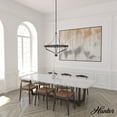 thumbnail image 3 of Hunter - Merlin 6-light Noble Bronze, Large Chandelier, Dimmable, Industrial Style, Empire Shaped, for Bedrooms, Dining, Living Rooms - 19796, 3 of 7