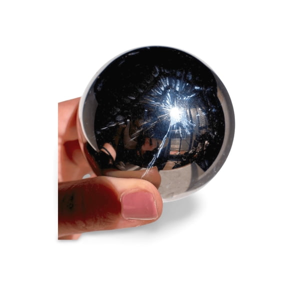 Terahertz Sphere - Polished Metal Ball for Modern Decor