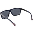 thumbnail image 4 of Men's Action Sport Large Flat Top Rectangle Sunglasses Polarized Lens 59mm (Blue / Smoke), 4 of 4