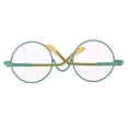 thumbnail image 4 of Accessoires de Poupée Lunettes Miniatures avec Monture en Métal Ronde pour Poupée de 12 Pouces Vert, 4 of 8