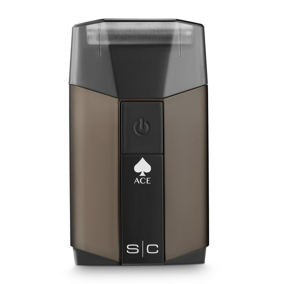 StyleCraft Ace Single Foil Shaver with Built-in Trimmer, Gunmetal