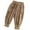 Brown, variant on Odeerbi Kids Boys Girls Fleece Jogger Pants Winter Thermal Workout Pants New Style Children's Outer Wear Painting Corduroy Pants Baby Sports Pants Kids Clothes Khaki