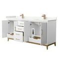 thumbnail image 3 of Wyndham Collection Wch818172d-Qtz-Unsmxx Amici 72" Free Standing Double Basin Vanity Set -, 3 of 7