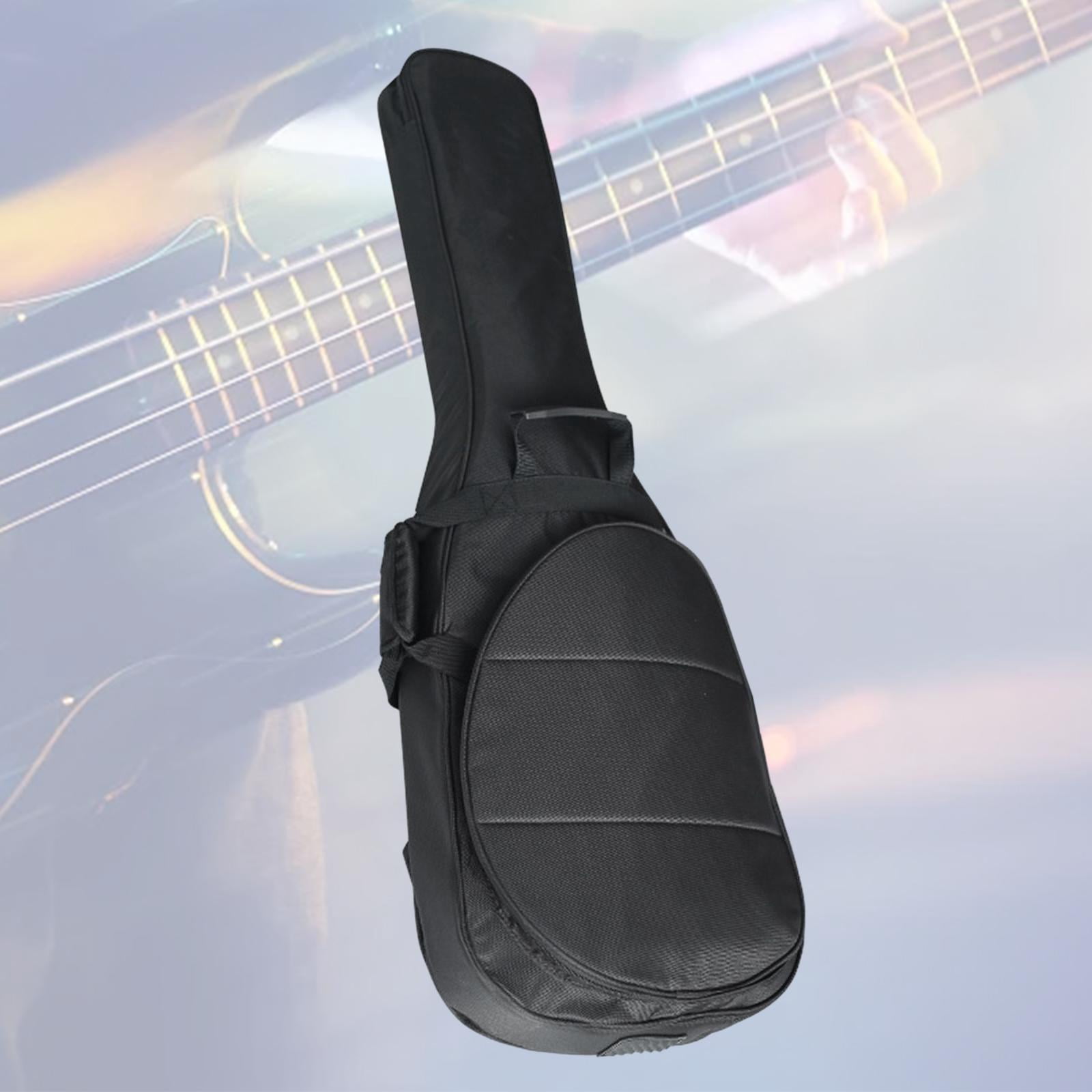 LeeQinersw Electric Guitar Bag Padded Backpack Large Front Pocket Wear Resistant Convenient