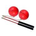 thumbnail image 2 of Pelota de ejercicio con asas de espuma antideslizantes para lanzar con las manos para adultos y niños. Rojo, 2 of 8