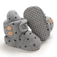 thumbnail image 3 of Toddler Baby Boys Girls Soft Cotton Slippers Newborn Kids Warm Boots Winter Socks Anti-Slip Shoes 0-18 Months, 3 of 8