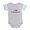 Heather Gray, variant on CafePress - I Heart Volleyball - Cute Infant Baby Football Bodysuit