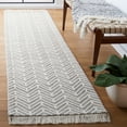 thumbnail image 3 of SAFAVIEH Natura Caylee Chevron Area Rug, Ivory/Grey, 8' x 10', 3 of 8
