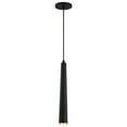 thumbnail image 3 of Nuvo Lighting Melrose 12 Watt 16" LED Pendant Matte Black and Brushed Brass Finish, 3 of 5